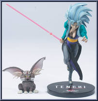 Ryoko & Cabit from 3D Animation from Japan - Tenchi Muyo! manufactured by McFarlane [Loose]