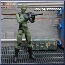 Delta Trooper (Republic Guard) (Female) from Action Force - Series 3 manufactured by Valaverse [Loose]