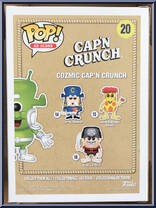 Cozmic Cap'N Crunch (Glows in the Dark) from Ad Icons - Pop! Vinyl Figures manufactured by Funko [Back]