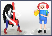 Marceline & Finn from Adventure Time - Collector's Pack manufactured by Jazwares [Loose]