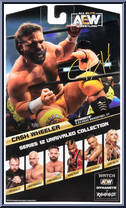 Cash Wheeler from AEW - Unrivaled - Series 12 manufactured by Jazwares [Back]