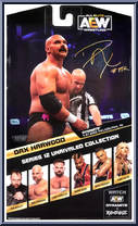 Dax Harwood from AEW - Unrivaled - Series 12 manufactured by Jazwares [Back]