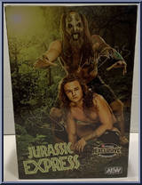 Jurassic Express from AEW - Unrivaled - Exclusives manufactured by Jazwares [Back]