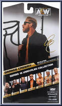 Orange Cassidy from AEW - Unrivaled - Series 16 manufactured by Jazwares [Back]