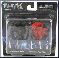 Hiveworld Alien / Hiveworld Red Alien from Alien - Minimates - TRU - Wave 3 manufactured by Diamond Select [Front]