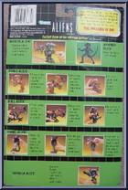 Warrior Alien from Aliens - Series 4 manufactured by Kenner [Back]