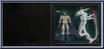Batman vs Alien from Aliens - Exclusives manufactured by Neca [Front]