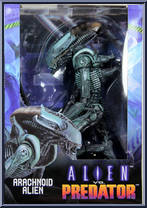 Arachnid Alien from Alien vs Predator Arcade - Basic Series manufactured by Neca [Front]