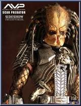 Scar Predator from Alien vs Predator - Alien vs Predator manufactured by Hot Toys [Loose]