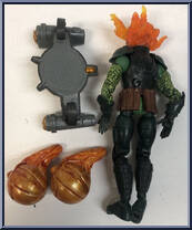 Mad Jack (Flame N' Launch) from Amazing Spider-Man - Series 3 manufactured by Toy Biz [Loose]