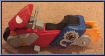 Rip 'n Rev Cycle from Amazing Spider-Man - Vehicles manufactured by Toy Biz [Loose]