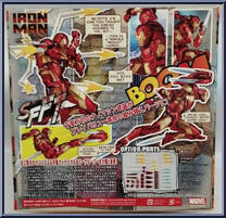Iron Man from Amazing Yamaguchi Revoltech - Marvel manufactured by Kaiyodo [Back]