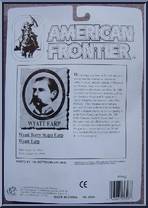 Wyatt Earp from American Frontier - Basic Series manufactured by DSI [Back]