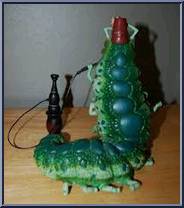 Caterpillar (Brighter yellow, darker tail) from American McGee's Alice - Series 4 manufactured by Milo's Workshop [Loose]