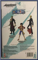 Monkey D. Luffy from Anime Heroes - One Piece manufactured by Bandai [Back]