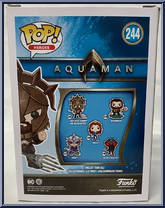Arthur Curry (Gladiator) (Patina) from Aquaman - Pop! Vinyl Figures manufactured by Funko [Back]