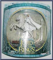Gandalf the White (White) on Shadowfax from Armies of Middle Earth - Warriors and Battle Beasts - Wave 1 manufactured by Play Along [Front]