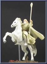 Gandalf the White (Cream) on Shadowfax Action Figure