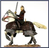 King Theoden on Horseback from Armies of Middle Earth - Warriors and Battle Beasts - Wave 3 manufactured by Play Along [Loose]
