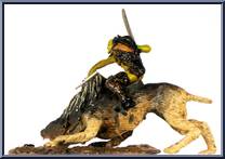 Sharku on Warg Action Figure