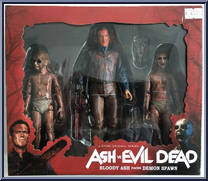Bloody Ash Faces Demon Spawn from Ash vs Evil Dead - Series 1 manufactured by Neca [Front]