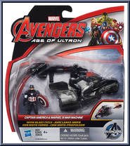 Captain America & War Machine from Avengers - Age of Ultron - 2.5" Vehicle Packs manufactured by Hasbro [Front]