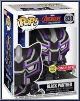 Black Panther (Glows In The Dark) from Avengers - Avengers MechStrike Pop! manufactured by Funko [Front]