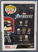 Black Widow (Gamerverse) from Avengers - Avengers Pop! manufactured by Funko [Back]