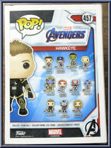 Hawkeye from Avengers - Avengers Pop! manufactured by Funko [Back]