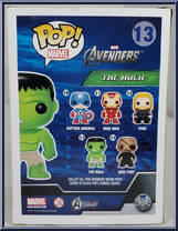 Hulk from Avengers - Avengers Pop! manufactured by Funko [Back]