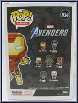 Iron Man (Flying) (Gamerverse) from Avengers - Avengers Pop! manufactured by Funko [Back]
