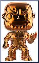 Thanos (Gauntlet) (Yellow Chrome) from Avengers - Avengers Infinity War Pop! manufactured by Funko [Loose]