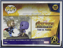 Thor vs. Thanos (Movie Moments) from Avengers - Avengers Infinity War Pop! manufactured by Funko [Back]