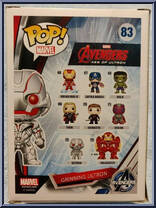 Ultron (Grinning) from Avengers - Avengers Age of Ultron Pop! manufactured by Funko [Back]