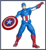 Captain America (Ultra Strike) from Avengers - 10" Scale manufactured by Hasbro [Loose]