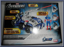 Goliath Assault Tank (with Captain America) from Avengers - Comic Series manufactured by Hasbro [Back]