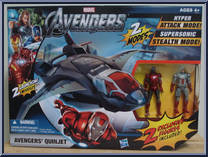 Avengers Quinjet (with Iron Man & Captain America) from Avengers - Vehicles manufactured by Hasbro [Front]
