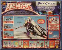 Sky Cycle from Avengers - Vehicles manufactured by Toy Biz [Back]