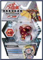 Pyrus Dragonoid from Bakugan - Armored Alliance - Ultra manufactured by Spinmaster [Front]