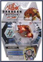 Pyrus Gillator from Bakugan - Armored Alliance - Ultra manufactured by Spinmaster [Front]