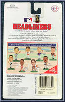 Lenny Dykstra from Baseball Headliners - 1996 Season manufactured by Corinthian [Back]