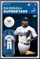 Mookie Betts (Dodgers) from Baseball Superstars - Wave 2 manufactured by Super7 [Front]