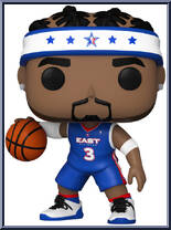 Allen Iverson (2005 All Star Uniform) from Basketball - NBA All-Stars Pop! manufactured by Funko [Loose]