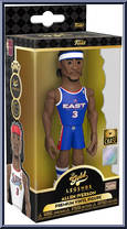 Allen Iverson (Sixers) (Blue Jersey) from Basketball - Vinyl Gold - 5" Scale manufactured by Funko [Front]