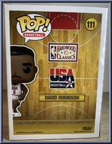 David Robinson (US Dream Team) from Basketball - Pop! Vinyl Figures manufactured by Funko [Back]