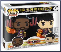 Karl Malone and John Stockton from Basketball - NBA Jam Pop! manufactured by Funko [Front]