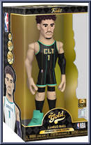Lamelo Ball (Hornets) (Black Jersey) from Basketball - Vinyl Gold - 12" Scale manufactured by Funko [Front]