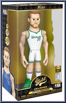 Luka Doncic (Mavericks) (White Jersey) from Basketball - Vinyl Gold - 12" Scale manufactured by Funko [Front]