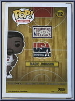 Magic Johnson (US Dream Team) from Basketball - Pop! Vinyl Figures manufactured by Funko [Back]