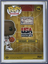 Michael Jordan (US Dream Team) from Basketball - Pop! Vinyl Figures manufactured by Funko [Back]